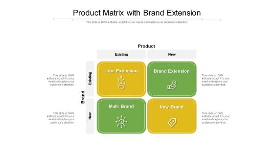 Product Matrix With Brand Extension Ppt PowerPoint Presentation Icon Show PDF Product Matrix With Brand Extension Ppt PowerPoint Presentation Icon Show PDF