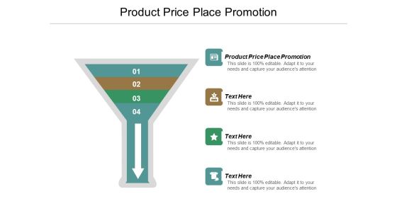 Product Price Place Promotion Ppt PowerPoint Presentation Pictures Grid