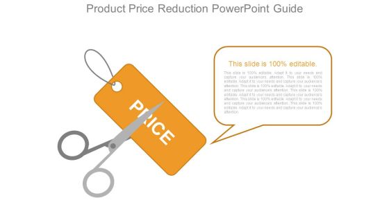 Product Price Reduction Powerpoint Guide Product Price Reduction Powerpoint Guide