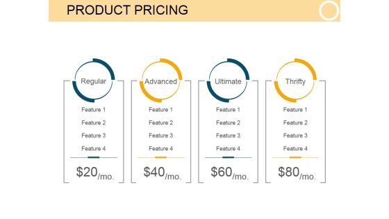 Product Pricing Template 2 Ppt PowerPoint Presentation Themes