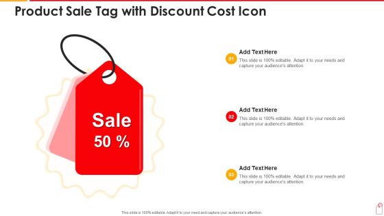 Product Sale Tag With Discount Cost Icon Professional PDF Product Sale Tag With Discount Cost Icon Professional PDF