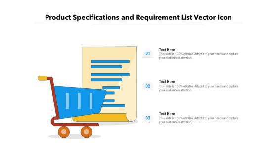 Product Specifications And Requirement List Vector Icon Ppt PowerPoint Presentation Visual Aids Portfolio PDF Product Specifications And Requirement List Vector Icon Ppt PowerPoint Presentation Visual Aids Portfolio PDF