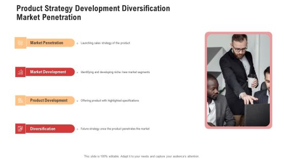 Product Strategy Development Diversification Market Penetration Ideas PDF