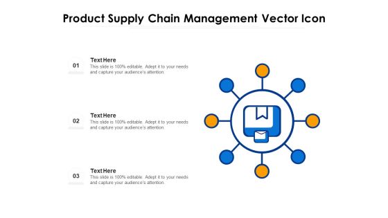 Product Supply Chain Management Vector Icon Ppt PowerPoint Presentation Icon Professional PDF