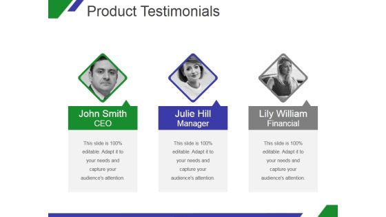 Product Testimonials Ppt PowerPoint Presentation Influencers Product Testimonials Ppt PowerPoint Presentation Influencers