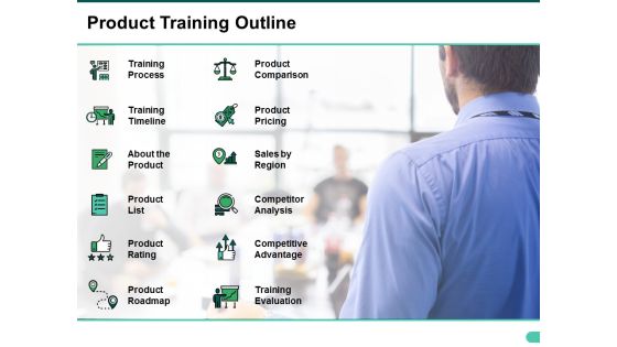 Product Training Outline Ppt PowerPoint Presentation Infographics Design Inspiration