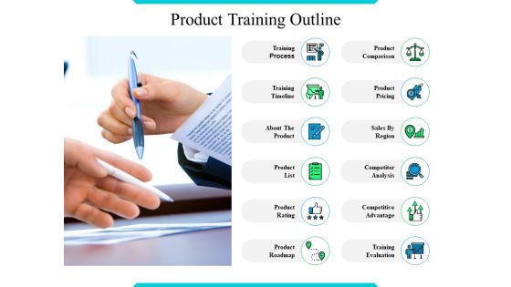 Product Training Outline Ppt PowerPoint Presentation Slides Graphics Download