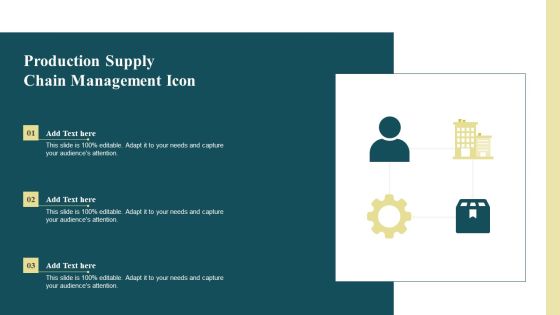Production Supply Chain Management Icon Portrait PDF Production Supply Chain Management Icon Portrait PDF