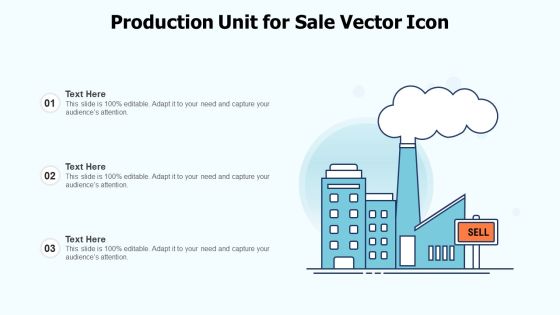Production Unit For Sale Vector Icon Ppt PowerPoint Presentation Gallery Clipart Images PDF Production Unit For Sale Vector Icon Ppt PowerPoint Presentation Gallery Clipart Images PDF