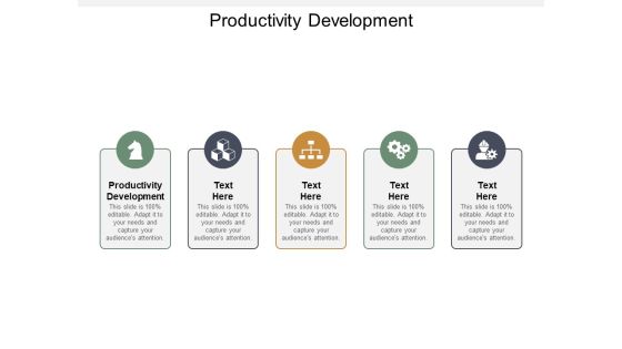 productivity development ppt powerpoint presentation ideas information cpb