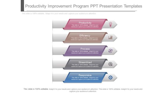 Productivity Improvement Program Ppt Presentation Templates Productivity Improvement Program Ppt Presentation Templates