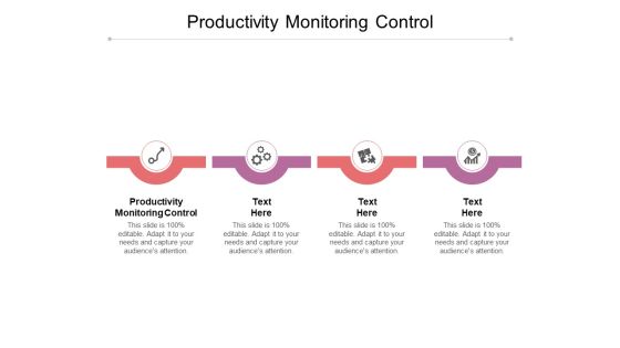 Productivity Monitoring Control Ppt PowerPoint Presentation Ideas Icons Cpb