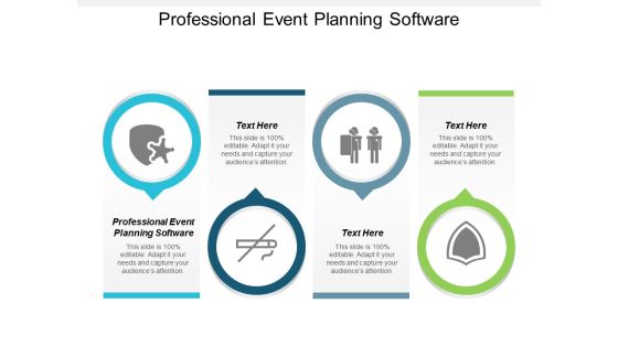 Professional Event Planning Software Ppt PowerPoint Presentation Infographic Template Grid Cpb
