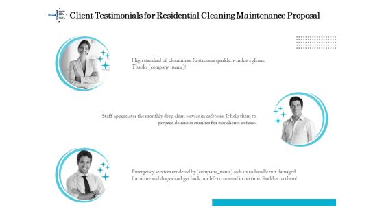 Professional House Cleaning Service Client Testimonials For Residential Cleaning Maintenance Proposal Summary PDF Professional House Cleaning Service Client Testimonials For Residential Cleaning Maintenance Proposal Summary PDF