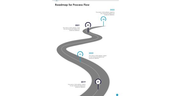 Professional Musician Proposal Roadmap For Process Flow One Pager Sample Example Document Professional Musician Proposal Roadmap For Process Flow One Pager Sample Example Document