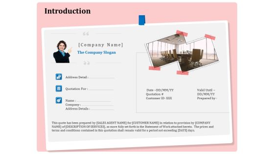 Professional Price Quotation Service Introduction Ppt Layouts Professional PDF Professional Price Quotation Service Introduction Ppt Layouts Professional PDF