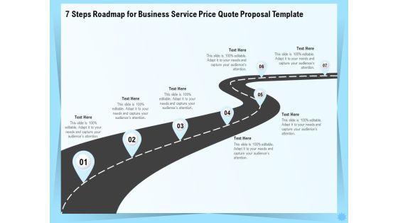Professional Quotation Estimation Solutions 7 Steps Roadmap For Business Service Price Quote Proposal Summary PDF Professional Quotation Estimation Solutions 7 Steps Roadmap For Business Service Price Quote Proposal Summary PDF