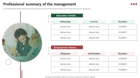 Professional Summary Of The Management Elements PDF Professional Summary Of The Management Elements PDF