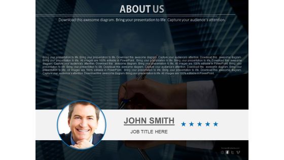 Profile Of Company Director Powerpoint Slides Profile Of Company Director Powerpoint Slides
