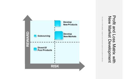 Profit And Loss Matrix With New Market Development Ppt PowerPoint Presentation Professional Graphics PDF Profit And Loss Matrix With New Market Development Ppt PowerPoint Presentation Professional Graphics PDF