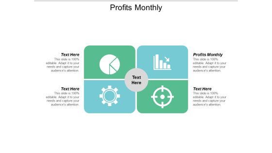 Profits Monthly Ppt PowerPoint Presentation Example Cpb