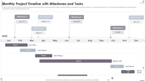 Project Administration Bundle Monthly Project Timeline With Milestones And Tasks Mockup PDF Project Administration Bundle Monthly Project Timeline With Milestones And Tasks Mockup PDF