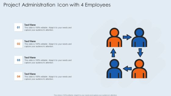 Project Administration Icon With 4 Employees Rules PDF Project Administration Icon With 4 Employees Rules PDF