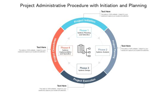 Project Administrative Procedure With Initiation And Planning Ppt PowerPoint Presentation Gallery Slide Download PDF Project Administrative Procedure With Initiation And Planning Ppt PowerPoint Presentation Gallery Slide Download PDF