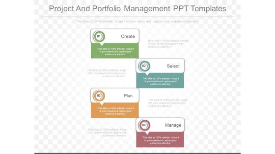Project And Portfolio Management Ppt Templates Project And Portfolio Management Ppt Templates