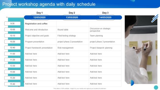 Project Communication Management Bundle Project Workshop Agenda With Daily Schedule Introduction PDF Project Communication Management Bundle Project Workshop Agenda With Daily Schedule Introduction PDF