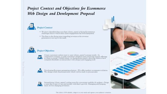 Project Context And Objectives For Ecommerce Web Design And Development Proposal Ppt Show Demonstration PDF Project Context And Objectives For Ecommerce Web Design And Development Proposal Ppt Show Demonstration PDF
