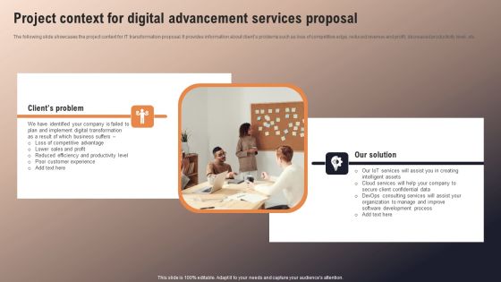 Project Context For Digital Advancement Services Proposal Rules PDF Project Context For Digital Advancement Services Proposal Rules PDF