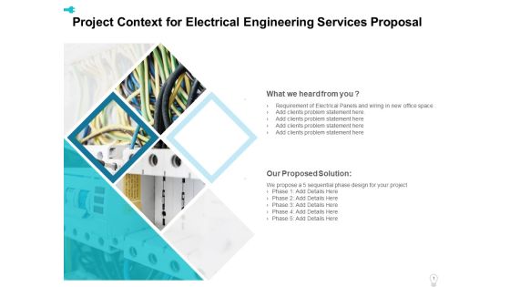 Project Context For Electrical Engineering Services Proposal Ppt Icon Show PDF Project Context For Electrical Engineering Services Proposal Ppt Icon Show PDF