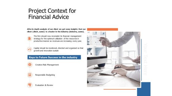 Project Context For Financial Advice Ppt Powerpoint Presentation Ideas Vector Project Context For Financial Advice Ppt Powerpoint Presentation Ideas Vector