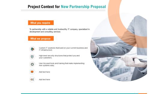Project Context For New Partnership Proposal Ppt PowerPoint Presentation Inspiration Graphics Tutorials Project Context For New Partnership Proposal Ppt PowerPoint Presentation Inspiration Graphics Tutorials