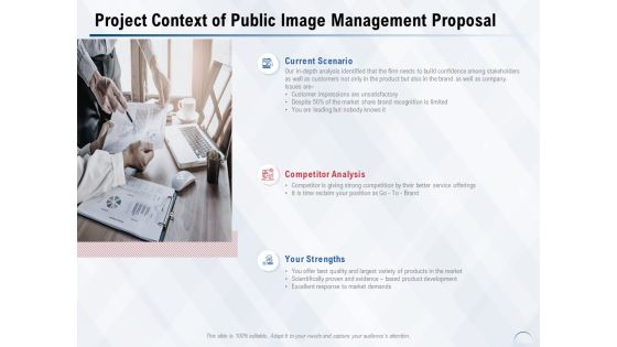 Project Context Of Public Image Management Proposal Ppt PowerPoint Presentation Layouts Graphics Tutorials Project Context Of Public Image Management Proposal Ppt PowerPoint Presentation Layouts Graphics Tutorials