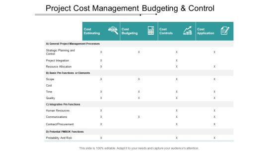 Project Cost Management Budgeting And Control Ppt PowerPoint Presentation File Skills Project Cost Management Budgeting And Control Ppt PowerPoint Presentation File Skills