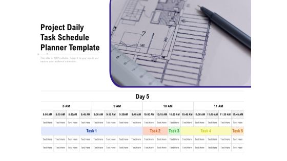 Project Daily Task Schedule Planner Template Ppt PowerPoint Presentation Gallery Diagrams PDF Project Daily Task Schedule Planner Template Ppt PowerPoint Presentation Gallery Diagrams PDF