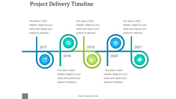 Project Delivery Timeline Ppt PowerPoint Presentation Visuals