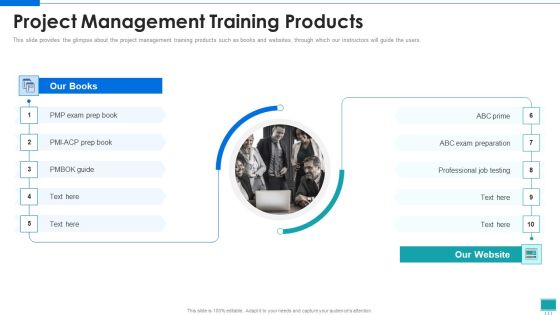 Project Development Expert IT Project Management Training Products Ppt PowerPoint Presentation Gallery Guidelines PDF