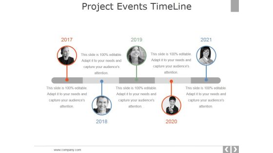 Project Events Timeline Ppt PowerPoint Presentation Icon Demonstration Project Events Timeline Ppt PowerPoint Presentation Icon Demonstration