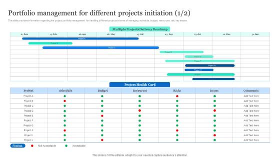 Project Excellence Playbook For Executives Portfolio Management For Different Projects Initiation Sample PDF Project Excellence Playbook For Executives Portfolio Management For Different Projects Initiation Sample PDF