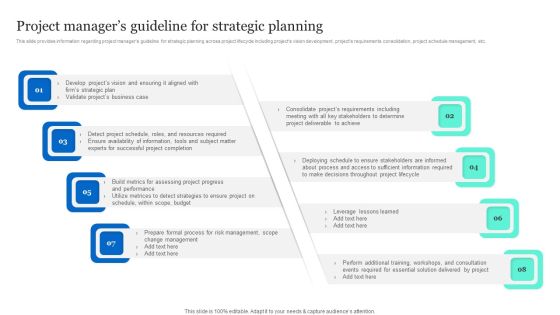 Project Excellence Playbook For Executives Project Managers Guideline For Strategic Planning Mockup PDF