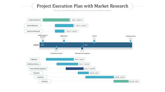 Project Execution Plan With Market Research Ppt PowerPoint Presentation File Templates PDF