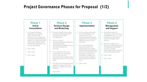 Project Governance Phases For Proposal Support Ppt PowerPoint Presentation Outline Layout Ideas Project Governance Phases For Proposal Support Ppt PowerPoint Presentation Outline Layout Ideas