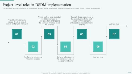 Project Level Roles In DSDM Implementation Integration Of Dynamic System To Enhance Processes Sample PDF Project Level Roles In DSDM Implementation Integration Of Dynamic System To Enhance Processes Sample PDF