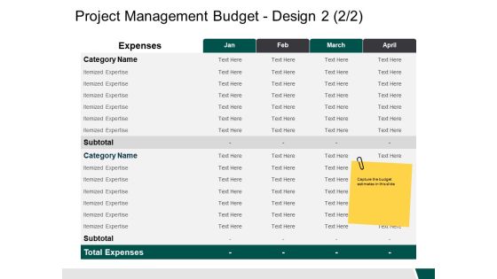 Project Management Budget Design Expenses Ppt PowerPoint Presentation Slides Structure Project Management Budget Design Expenses Ppt PowerPoint Presentation Slides Structure