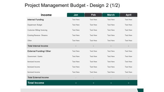 Project Management Budget Design Internal Funding Ppt PowerPoint Presentation Infographics Samples Project Management Budget Design Internal Funding Ppt PowerPoint Presentation Infographics Samples
