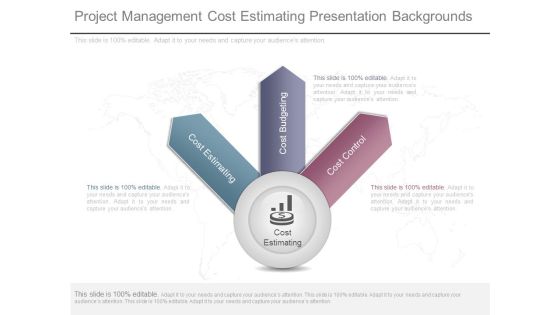 Project Management Cost Estimating Presentation Backgrounds Project Management Cost Estimating Presentation Backgrounds