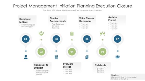 Project Management Initiation Planning Execution Closure Ppt Ideas Background PDF Project Management Initiation Planning Execution Closure Ppt Ideas Background PDF